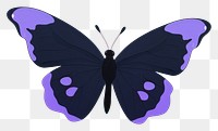 PNG Butterfly animal insect purple. AI generated Image by rawpixel.