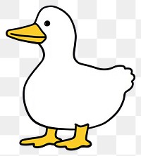 PNG Duck cartoon animal bird. 