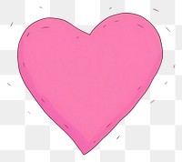 PNG Heart cartoon line backgrounds. AI generated Image by rawpixel.