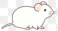 PNG Mouse rat cartoon rodent. AI generated Image by rawpixel.