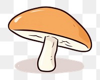 PNG Mushroom fungus agaric toadstool. AI generated Image by rawpixel.