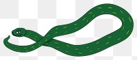 PNG Snake reptile cartoon line. AI generated Image by rawpixel.