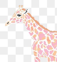 PNG  Giraffe animal mammal art. 