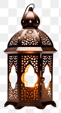 PNG Arabesque lantern lamp white background architecture. 