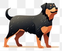 PNG Rottweiler rottweiler animal mammal. AI generated Image by rawpixel.