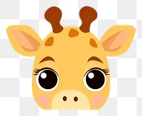 PNG Giraffe cartoon animal mammal. AI generated Image by rawpixel.