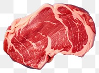 PNG  Thick bacon meat beef food. AI generated Image by rawpixel.