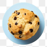 PNG  Scone food confectionery breakfast. AI generated Image by rawpixel.