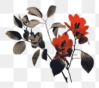 PNG Plant art painting graphics. AI generated Image by rawpixel.