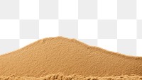 PNG  Sand powder soil white background. AI generated Image by rawpixel.