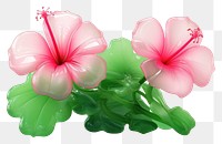 PNG Hibiscus flower nature petal. AI generated Image by rawpixel.