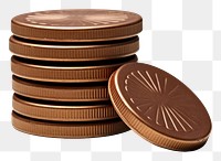 PNG Chocolate coin money white background investment. AI generated Image by rawpixel.