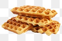 PNG  Waffle food breakfast freshness. AI generated Image by rawpixel.