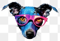 PNG  Dog sunglasses mammal animal. AI generated Image by rawpixel.