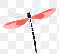 PNG A dragonfly insect magnification invertebrate. AI generated Image by rawpixel.