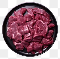 PNG  Bulgogi purple meat beef. AI generated Image by rawpixel.