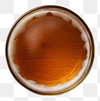 PNG  Beer glass drink brown wood. AI generated Image by rawpixel.
