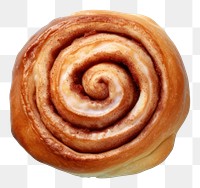 PNG  Cinnamon roll dessert pastry bread. AI generated Image by rawpixel.