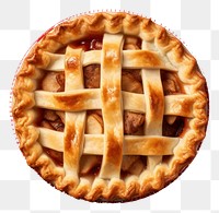 PNG  Apple pie dessert food red. 