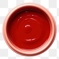 PNG  Dipping Sauce cup Packaging red red background refreshment. AI generated Image by rawpixel.