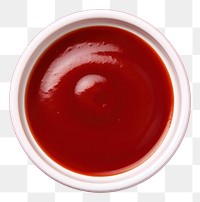 PNG  Dipping Sauce cup Packaging sauce red red background. 
