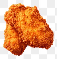 PNG  Fried chicken food red red background. AI generated Image by rawpixel.