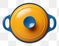 PNG  Pot cookware circle yellow. AI generated Image by rawpixel.