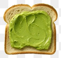 PNG  Delicious toast bread green food. AI generated Image by rawpixel.