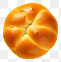 PNG  Delicious bun yellow food clementine. AI generated Image by rawpixel.