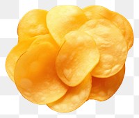 PNG Potato chip orange background freshness blossom. 