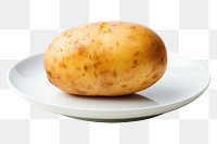 PNG  Twice Baked Potato vegetable potato plate. AI generated Image by rawpixel.