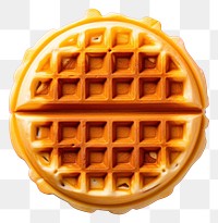 PNG  Waffle food studio shot ammunition. AI generated Image by rawpixel.