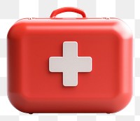 PNG  First aid kit luggage medicine baggage. AI generated Image by rawpixel.