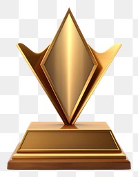 PNG Tropy trophy achievement success. AI generated Image by rawpixel.
