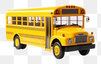 PNG Small yellow school bus vehicle white background transportation. AI generated Image by rawpixel.
