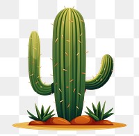 PNG Cactus plant semi-arid cartoon. AI generated Image by rawpixel.
