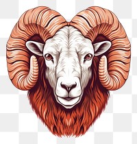 PNG  Aries livestock animal mammal. AI generated Image by rawpixel.