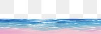 PNG Sea backgrounds landscape outdoors. AI generated Image by rawpixel.