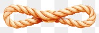 PNG Rope rope knot white background. 