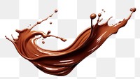 PNG Chocolate refreshment splattered splashing. AI generated Image by rawpixel.