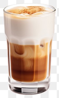 PNG  Macchiato coffee drink latte. AI generated Image by rawpixel.