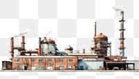 PNG A factory architecture building refinery. AI generated Image by rawpixel.