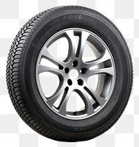 PNG  Winter tire with alu rim vehicle spoke wheel. AI generated Image by rawpixel.