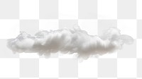 PNG Small white cloud fog sky black background monochrome. 