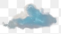 PNG Small pastel blue cloud fog astronomy sky nature