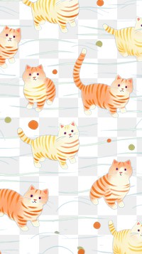 PNG Kitten pattern animal mammal zebra. AI generated Image by rawpixel.
