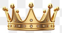 PNG Crown jewelry gold white background