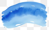 PNG Blue wave brush paint water white background. AI generated Image by rawpixel.