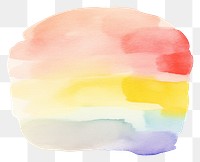 PNG Rainbow abstract shape painting white background creativity. AI generated Image by rawpixel.