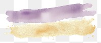 PNG Soft purple and gold glitter stains backgrounds paint white background. AI generated Image by rawpixel.
